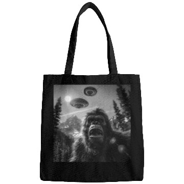 Discover Graphic Bigfoot Sasquatch Selfie Bags