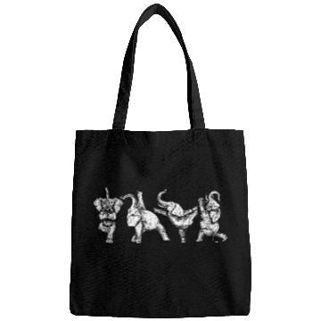 Discover Funny Elephant Yoga Cute Animal Bags