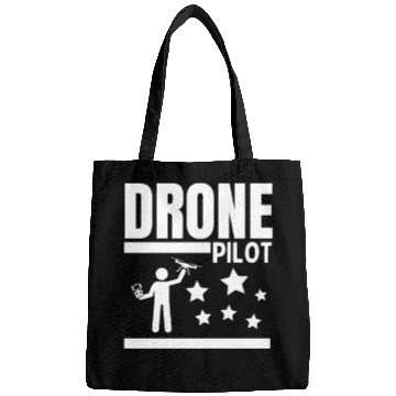 Discover Drone Pilot Quadcopter Proud Funny Drone Pilot Bags