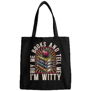 Discover Literature Teacher Buy Me Books & Tell Me Bookworm Bags