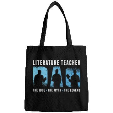 Discover Literature Teacher Dad The Idol The Myth Bookworm Bags