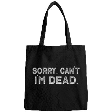 Discover sorry dead Funny opossum design Bags