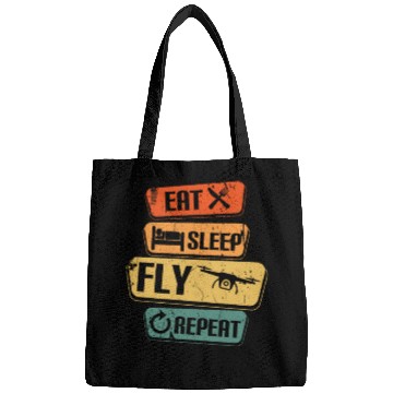 Discover Quadcopter Eat Sleep Fly Repeat Funny Drone Pilot Bags
