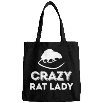 Discover Crazy Rat Lady Bags - Funny Rodent Lovers Mouse