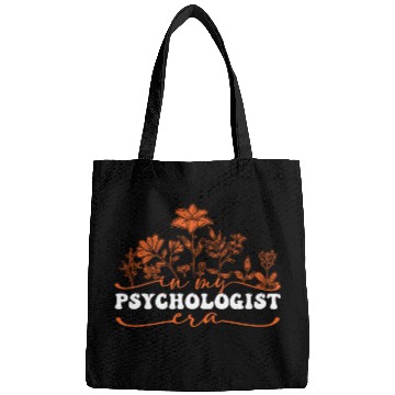 Discover In My Psychologist Era Floral Art Bags