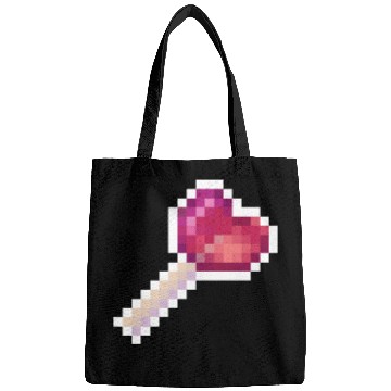 Discover Pixel Art Sprite Cute Heart Lollipop Bags