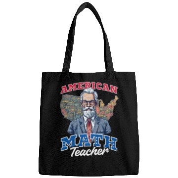 Discover 4th Of July Math Teacher American Math Teacher Bags