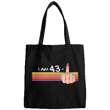 Discover I Am 43 + 1 Middle Finger Bags I Am 43 Plus,
