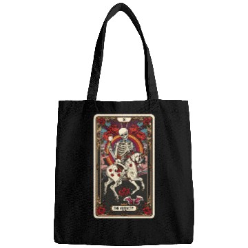 Discover Skeleton on Unicorn Tarot Card Audacity Tarot Bags
