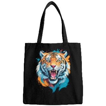 Discover Colorful Tiger Face Bags
