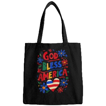 Discover God Bless America Bags