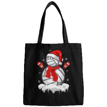 Discover Volleyball Snowman Christmas Fun Bags