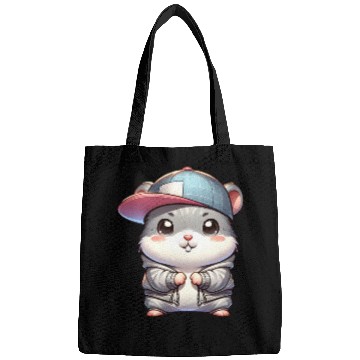 Discover Light Gray Hip Hop Hamster Bags