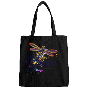 Discover Amazing Grace Dragonfly splatter Bags