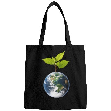 Discover Planet Earth with beautiful freshness growth tree Bags
