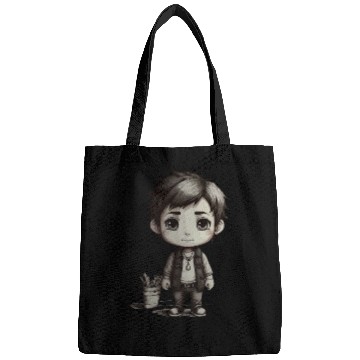 Discover Chibi Character Illustration Bags