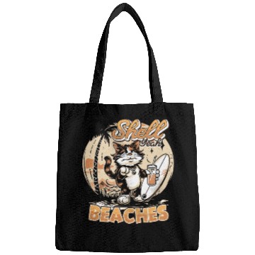 Discover Shell Yeah Beaches Cool Summer Vibes Bags