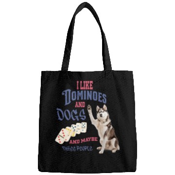 Discover I Like Dominoes and Dogs Bags
