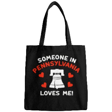 Discover Someone In Pennsylvania Loves Me Bags