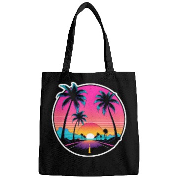 Discover Beach road sunset driving on a lonely road. Bags