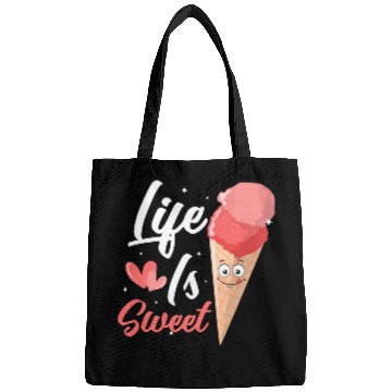 Discover Life Is Sweet Cone Scoop Ice Cream Bags