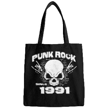 Discover 33rd Birthday - Punk Rock Since 1991 Skull Rock Bags