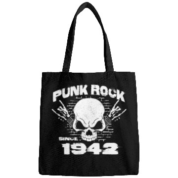 Discover Punk Rock Since 1942 - Skull Rock Hands 82nd Bags