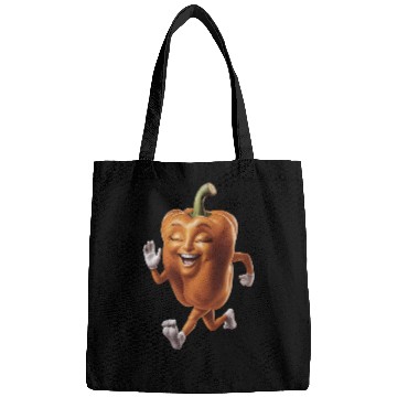 Discover Orange Bell Pepper Running Realistic Bags