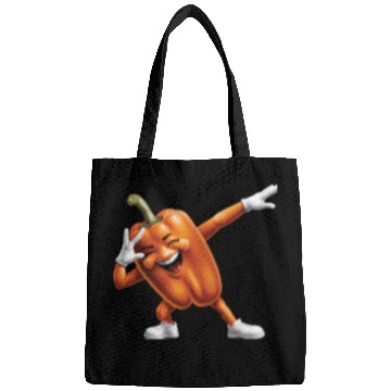 Discover Orange Bell Pepper Dabbing Realistic Bags