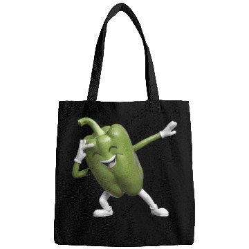 Discover Green Bell Pepper Dabbing Realistic Bags