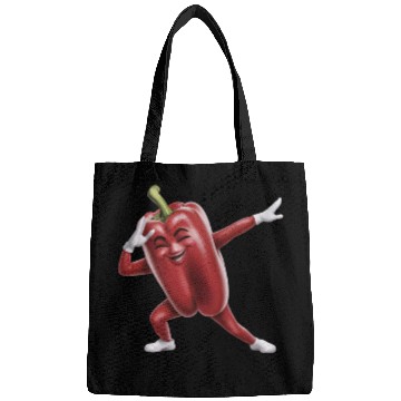 Discover Red Bell Pepper Dabbing Realistic Bags