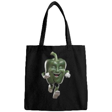 Discover Green Bell Pepper Running Realistic Bags