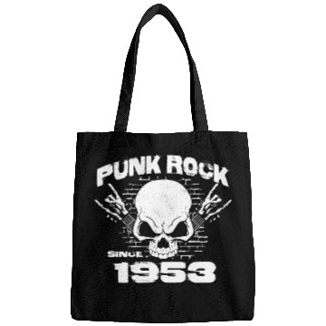 Discover Punk Rock Since 1953 - Skull Rock Hands 71st Bags