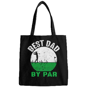 Discover Best Dad By Par Father's Day Golfing Golf Tees Dad Bags