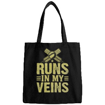 Discover Cricket runs in my Veins Cricket Bags