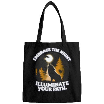 Discover Embrace the Night Illuminate Your Path Bags