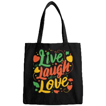 Discover live laugh love Bags