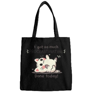 Discover Procrastinating Cat Bags