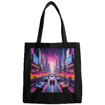 Discover Neon Nostalgia 2084 Bags