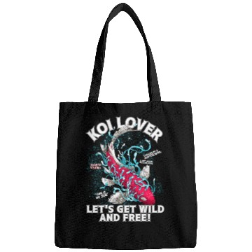 Discover Red Koi elegant animal Bags