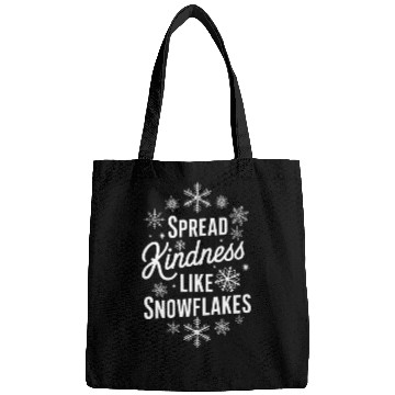 Discover Xmas Spread Kindness Like Snowflakes Christmas Bags