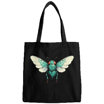 Discover Cicada Insect Animal Lover Funny Design Bags