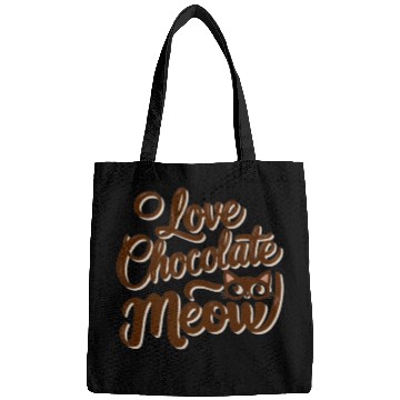Discover I love chocolate & cats Bags