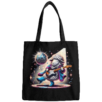 Discover Disco Ball Guitar Sheep Bags