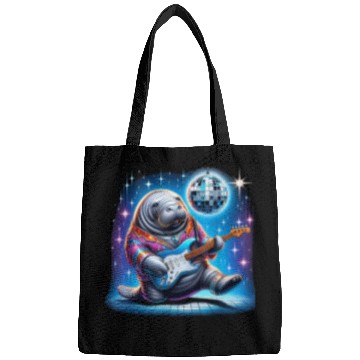 Discover Disco Ball Guitar Manatee Bags