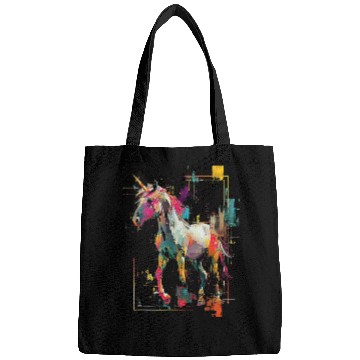 Discover Unicorn Rainbow Animal Illustration Bags