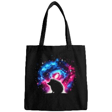 Discover Cool Hedgehog Galaxy Space Art Bags