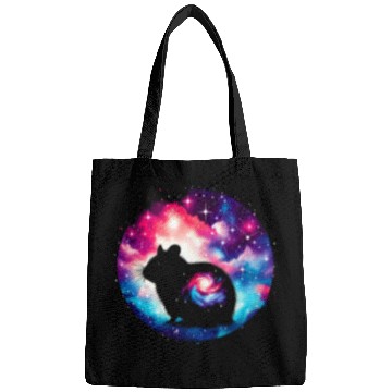 Discover Cool Hamster Galaxy Space Art Bags