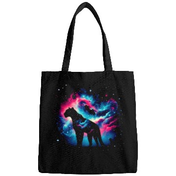 Discover Cool Leopard Galaxy Space Art Bags