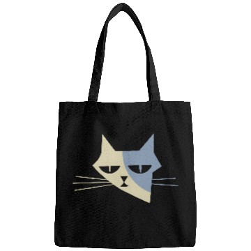 Discover Cat portrait - Catastrophic face no.1 Bags
